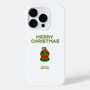 Caso Apple iPhone 14 Pro do Cupcake de Natal