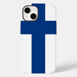 Caso Apple Patriotic-Mate, Finlândia Flag Case-Mat