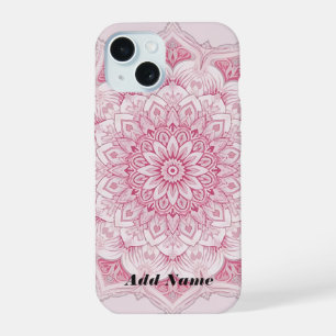 Caso árabe cor-de-rosa Mandala