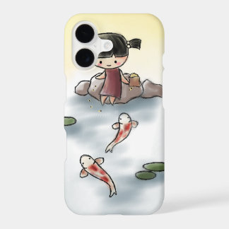 Caso bonito do iPhone 7 de Koi