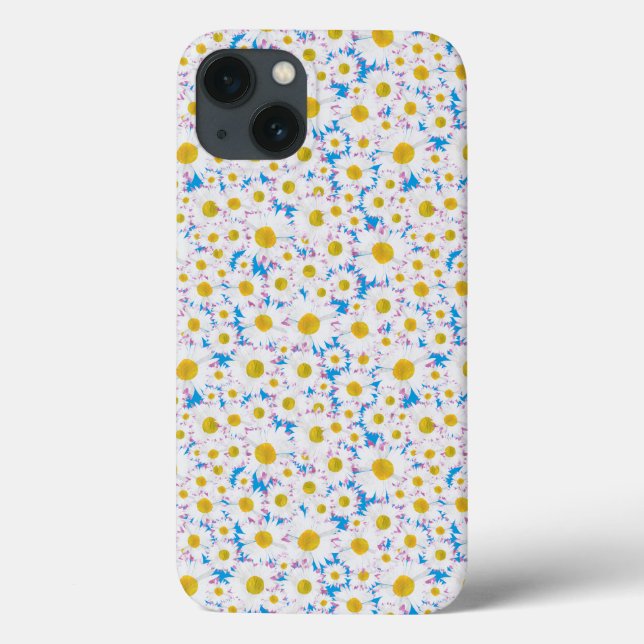 Caso-Caso do iPad Mini Retina: Daisies: Blue (Verso)