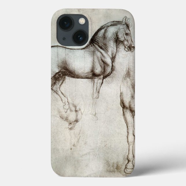 Caso de Ar iPad do Cavalo Da Vinci (Verso)