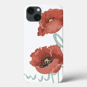Caso de Ar iPad Peonies Vermelhas