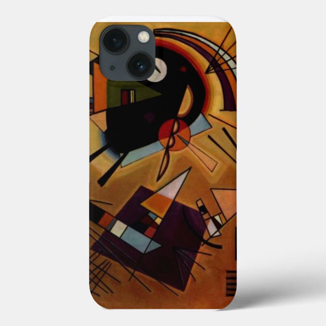 Caso de Ar iPad Violet Preto Kandinsky (Verso)
