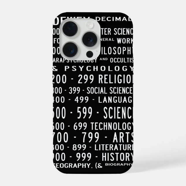 Caso de Busroll Decimal de Dewey (Verso)