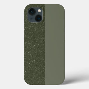 Caso de Divisão Verde do Moss Personalizado iPhone