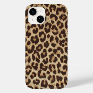 Caso de ID de telefone do Chic Leopard