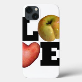 Caso de Ipad de Batata Coral da Coleção LOVE