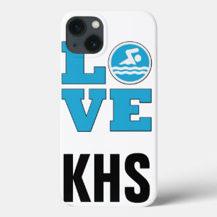 Caso de IPhone 6 do amor da natação para os
