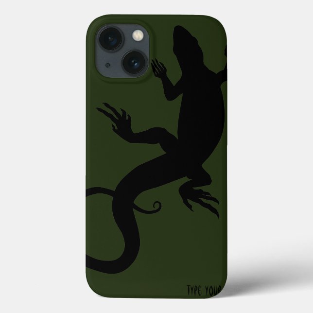Caso de réptil personalizado do Arte do Lizard (Verso)