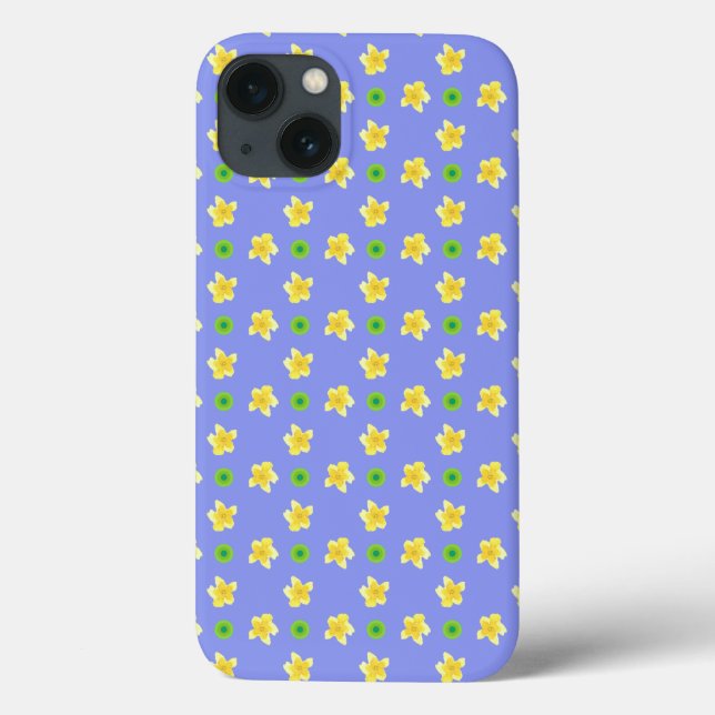 Caso do Case-Mate iPad: Primroses em Violet Blue (Verso)