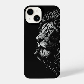 Caso do Face iPhone 14 do Majestdoméstico Lion