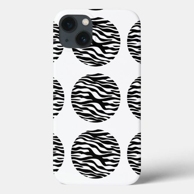 Caso do iPad BT do Bolinhas de Impressão Zebra (Verso)