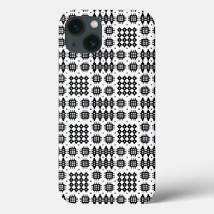 Caso do iPad Case-Mate: Padrão de Tapeçaria Preto,