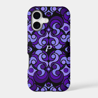 Caso do iPad da arte abstracta no roxo