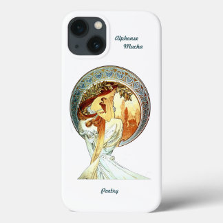 Caso do iPhone 13 Alphonse Mucha Art Nouveau