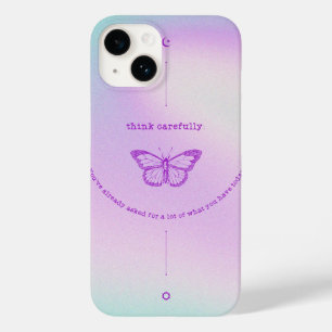 Caso do iPhone 14 - Borboleta Refletiva