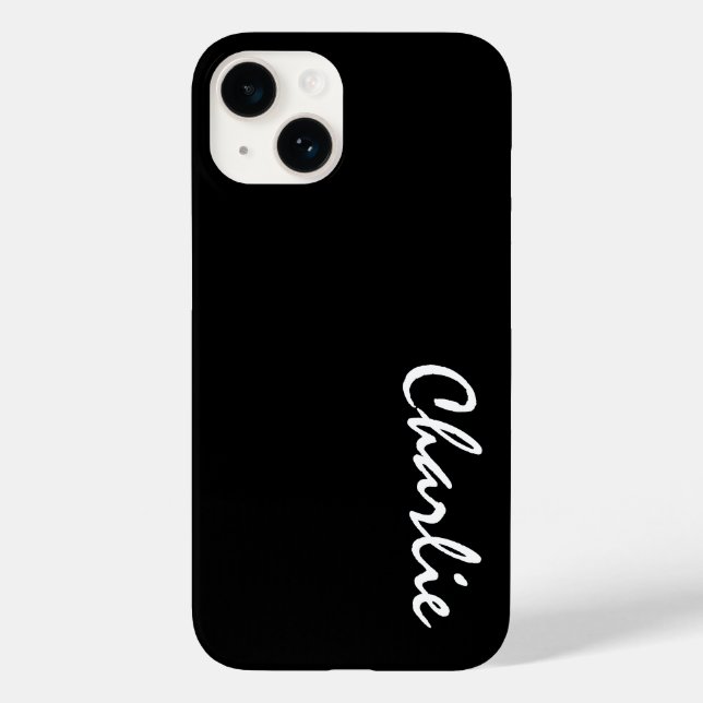 Caso do iPhone 14 de Nome Personalizado (Verso)