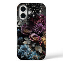 Caso do iPhone 16 Floral Gótico