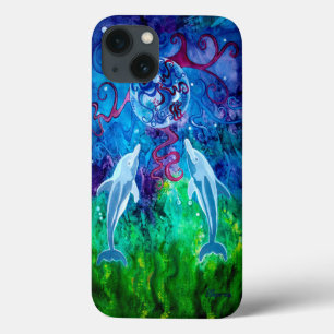 Caso do iPhone 6/6s do olhar do golfinho