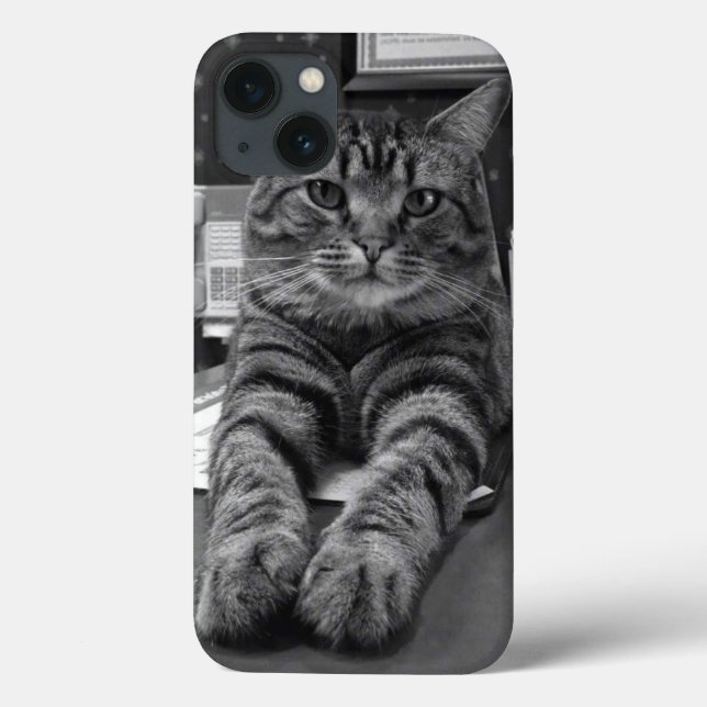 Caso do iPhone 6 do gato de Spencer (Verso)