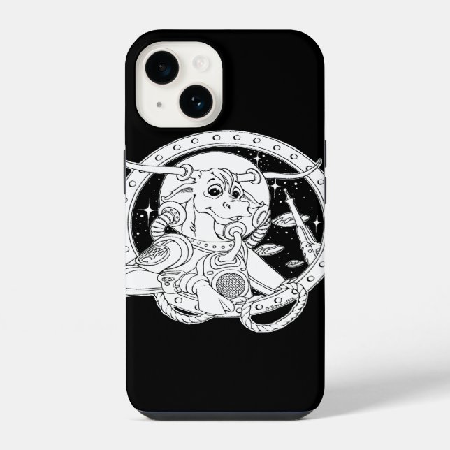 Caso do iPhone 6 do Space Cowboy (Verso)