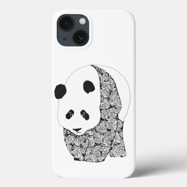 Caso do iPhone 6 do urso de panda gigante (Verso)