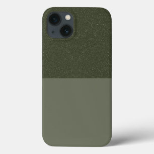 Caso do iPhone Verde da Moss Texturizado 13 - Pers
