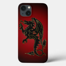 Caso do iPhone X do Dragão de Gradiente Tradiciona