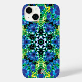 Caso do iPhone X do Kaleidoscope CristalMarine