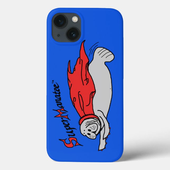 Caso do Super Manatee iPhone 6 resistente (Verso)