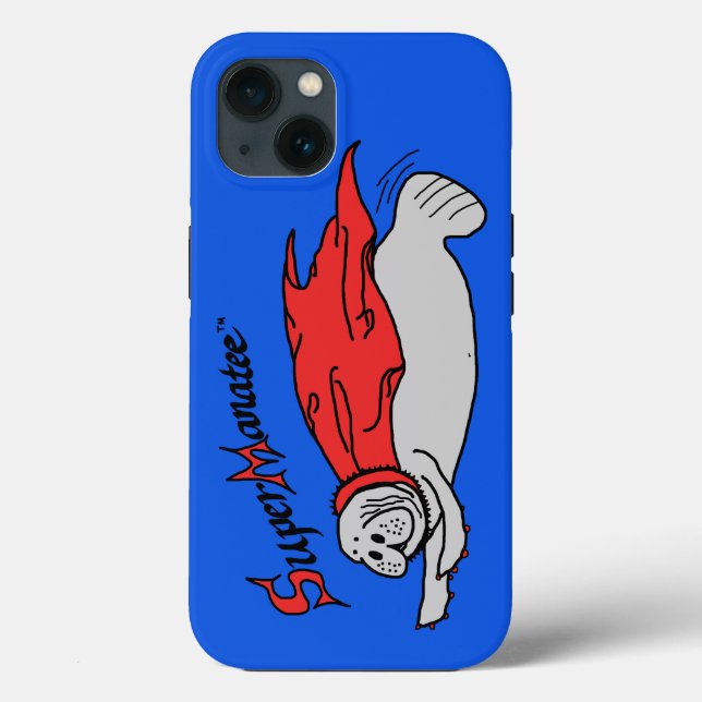 Caso do Super Manatee iPhone 6 resistente (Verso)