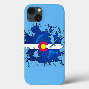 Caso duro do Tijolo 6 do Colorado Flag ski Splatte