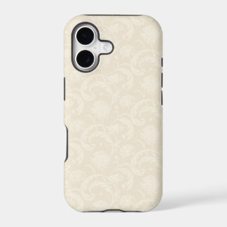 Caso floral do iPhone 5 do dente-de-leão de creme