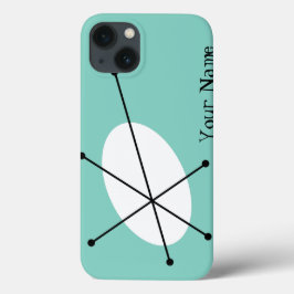 Caso iPad Azul Dazzle 'Your Name'