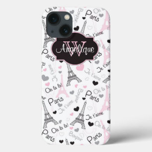 Caso iPad Paris Torre Eiffel Corações