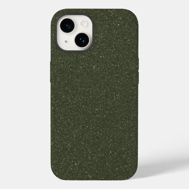 Caso iPhone 14 de Textura de Ruído Personalizável (Verso)