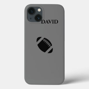 Caso iPhone/iPad de futebol com nome personalizado
