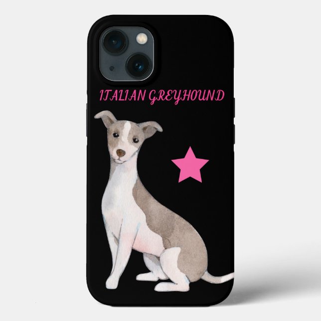 CASO ITALIANO DE GREYHOUND APPLE IPHONE 13. (Verso)