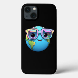 Caso Kawaii Earth Neo-Pastel iPhone 13