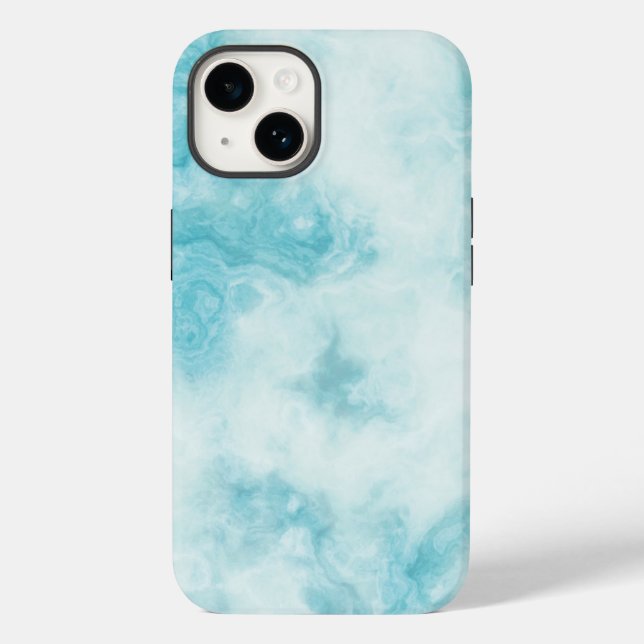 Caso-Matador de Marble Stone Tough Apple iPhone 14 (Verso)