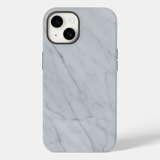 Caso-Matador de Marble Stone Tough Apple iPhone 14 (Verso)