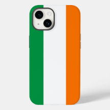 Caso-Mate Apple Patriótico, bandeira da Irlanda, C