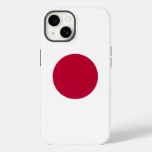 Caso-Mate Apple Patriótico, bandeira japonesa Case
