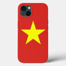 Caso-Mate de Apple Patriótico, bandeira do Vietnam