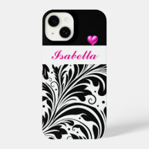 Caso Personalizado de Trendy Black & White iPhone 