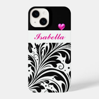 Caso Personalizado de Trendy Black & White iPhone