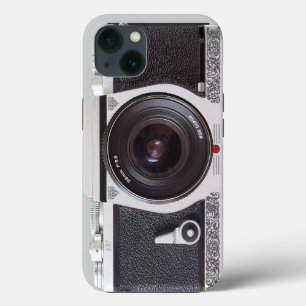 Caso retro do monograma do iPhone 5 de FX do rolo