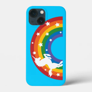 Caso Retro do Rainbow Unicorn iPhone 5C