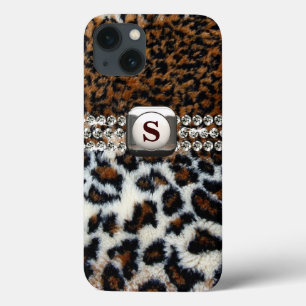 Caso selvagem do iPad da pele do leopardo